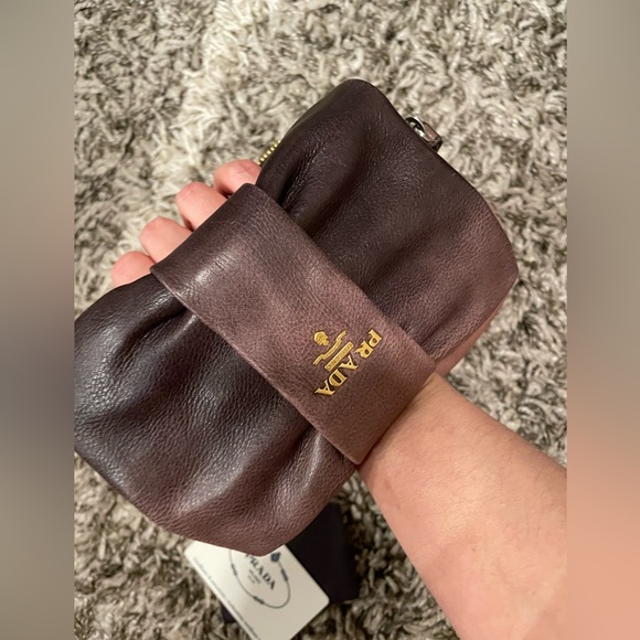 PRADA Clutch Bag/Leather/ Purple and Pink Bag - Picture 14 of 15